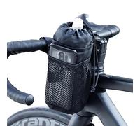 Bicycle Handlebar Bag - 600D Insulated 92G Water Bottle Holder, Large Capacity Handlebar Case, Waterproof Phone Case, Snack Bag, Road Mountain Bi