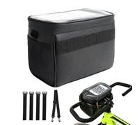 Bicycle Handlebar Bags, Waterproof Bag with Removable Strap | Road bike handlebar bag for commuting cycling travel cycling hiking women men