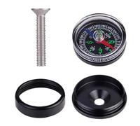 Bicycle Handlebar Compass - Professional Waterproof Navigational Tool for Mountain Biking, Motorcycle & ATV Adventures | High Visibility Luminous, 360° Swivel Mount for Easy Reading