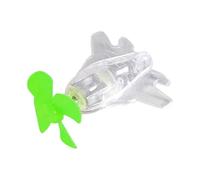 Bicycle Handlebar Decoration | Miniature Airplane Motorcycle Handlebar Accessory, Cute Decor with LED Lights, Wind Bike Accessory for Electric Scooter