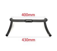 Bicycle Handlebar Full Carbon Fiber T700 T800 Aero Road Bike Bar with Internal Cable Routing, 31.8mm Clamp, 11° Angle, Lightweight 230-265g, Sprint and Competition Design, Black