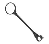 Bicycle Handlebar Mirror, 360° Adjustable Wide-Angle Rearview | Bicycle Rearview Mirror, Handlebar End Mount, ABS Housing, Adjustable Aluminum Stem, Wide Angle View,
