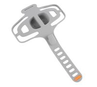 Bicycle Handlebar Phone Holder Silicone Strap Easily Installs Securely Pegs Your Phone for Safe Riding Adventure 1 Unit (Gray)