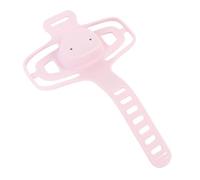 Bicycle Handlebar Phone Holder Silicone Strap Easily Installs Securely Pegs Your Phone for Safe Riding Adventure 1 Unit (Pink)