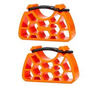 Bicycle Handlebar Stand E-Bike Inverted Parking Rack Stable Clip-on Bracket Maintenance Repair Tool for 30-34mm Grips Orange