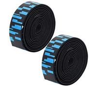 Bicycle Handlebar Tape Comfortable Gripping Damping for Long Distance Cycling EVA/PU 2.1m 2PCS (Blue Black)