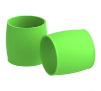 Bicycle Handlebar Tape End Mounting Ring Made of Highly Elastic Silicone, Non-Slip and Weatherproof for Road Bike and Bicycle, Easy Installation without Tools, 3.0 x 2.0 cm Suitable (Green)