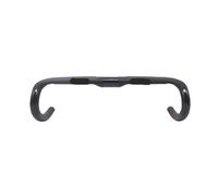 Bicycle Handlebars Road Handlebar 360-420mm Black Matt Internal Routing Road Bike Gravel Cockpit Bike part(White-400mm)