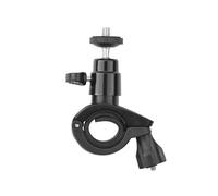 Bicycle Head Mount for Osmo Camera Handlebar Bracket Simple Installation Stable Support Dji Pocket 3/om 4/osmo Mobile 3/mobile 2 Durable Black