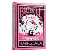 Bicycle Hello Kitty Playing Cards, Black & Pink, 1 Deck, 18mm x 65mm x 90mm