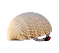Bicycle Helmet - Paper, Foldable Riding Hat Adjustable Chin Strap Lightweight Breathable | Portable Secure-Fit Cycling Hat For Bike, Road Cycling, Hiking, Beach, Commuting