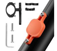 Bicycle Hidden Anti-theft Locator Mount For Airtag, Abs Weatherproof Bracket With Hex Screws For Real-time Gps Tracking, Low-profile Design(orange)