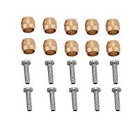 Bicycle Hose Olive Insert, 10 Set Olive and Connector Insert Hydraulic Disc Brake Hose Olive Connector, Bicycle Hose Olive Insert for Shimano BH90 BH59 Bicycle Mountain Bike(BH90)