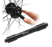 Bicycle Hub Adapter - Twelve Millimeter To Nine Millimeter Quick Release Converter | Strong Metal Reducer Sleeve For Thru Axles Wheels Reliable Cycling Component For Fork Fitment Modification