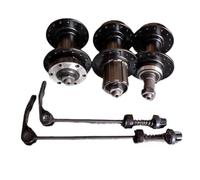 Bicycle Hub Aluminium Alloy with Ball Bearings 32/36 Hole for Disc Brake 6-Hole Quick Release Compatible with 6-12 Speed Black