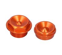 Bicycle Hub Nut M20x1.5, Left Right Front, Blue, CNC Machined Aluminum - Durable Lightweight, Easy Install for TE TX TC FE FX 2016-2021 (B (orange))