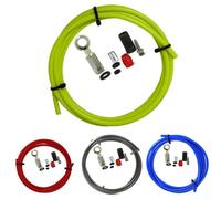 Bicycle Hydraulic Disc Brake Hose Kit 2 Meter Rubber Steel Cable With Olives Oil Needle Sealing Rings For Code for RSC for RS RE Level UTL for TLM TG2(blue)