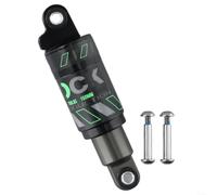 Bicycle Hydraulic Rear Shock Absorber For Mountain Bike | Aluminum Alloy Frame for suspension Damper, 24mm Bushing Width With 8mm ID, Black Finish