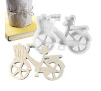 Bicycle Ice Mold - Key Chain Silicone Mold, 3D Silicone Mold, Necklace Mold, Reusable Creative Baking Mold, Jewelry Making Pendant Keychain Bicycle Silicone Mold