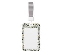 Bicycle Id Badge Holder with Detachable Neck Strap, Waterproof Vertical Name Card Holders, for Nurse Students Teachers Staff