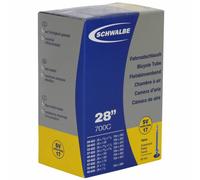 Bicycle inner tube 700 x 28-45 schwalbe presta valve removable core 60mm all alu