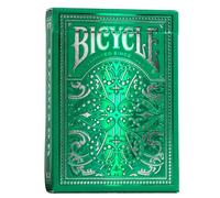 Bicycle Jacquard Playing Cards - 1 Deck, Air Cushion Finish, Professional, Superb Handling & Durability, Great Gift For Card Collectors, Green, 9.2 cm x 9.53 cm x 3.63 cm
