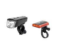 Bicycle Lamp Bike/Cycle Light Front Rear Set Battery LED Headlight 20 Lux