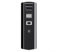 Bicycle Light With 5 Modes, 1500mah Rechargeable Led Front Lamp, Aluminum Alloy Body, Type-c Charging, Digital Display For Road And Mountain Cycling, Black(B)
