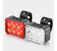 Bicycle Lights Front and Rear for Giant Fathom E+2 2022, Super Bright Waterproof Bike Lights Set for Night Riding Bike Headlight and Bicycle Taillight,C Set