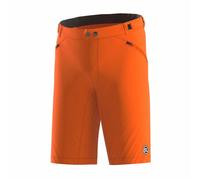 Bicycle Line Men's Ostiglia 2 Baggy UPF 50+ Knee Length Zip Pockets MTB Shorts - Orange 3XL