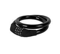Bicycle Lock - 4 Digit Smart Code 65cm x 11mm Cable Anti-Theft Padlock for Bikes, Scooters, Motorcycles, Portals, Strollers and Other Equipment