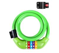 Bicycle Lock, Bicycle Lock with Numbers for Children (120 cm / 12 mm), Anti-Theft Bicycle Cable Lock with 5-Digit Code Combination, Bicycle Combination Lock for Girls and Boys, Bicycle Accessories