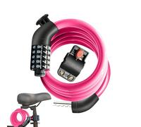 Bicycle Lock Cable, 5-Digit Scooter Cable, Anti-Theft Resettable Bicycle Lock for School, Outdoor, Camping, Travel, Scooter, Mountain