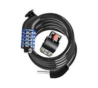Bicycle Lock Cable, High Security 5-Digit Combination Lock, Adjustable Bicycle Lock for Outdoor, Trail, Mountain, Scooter and School Path