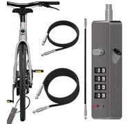 Bicycle Lock Combination - Robust Anti-Theft Bicycle Locks - Weatherproof Combination Lock with Locking Rope for Travel and Campus