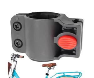 Bicycle Lock Holder - Clamping Bracket | U-Lock Holder - Mounting Holder for Self-Retracting Cable Locks - Sturdy Accessories for and Road Bike, Vibration-Resistant, Secure Hold on Frame, Black