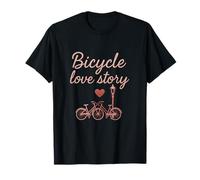 Bicycle Love Story Cycling Humor Graphic T-Shirt