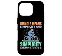 Bicycle means simplicity and simplicity means bliss - Biker Case for iPhone 16 Pro