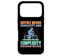 Bicycle means simplicity and simplicity means bliss - Biker Case for iPhone 17 Pro