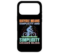 Bicycle means simplicity and simplicity means bliss - Biker Case for iPhone 17 Pro Max