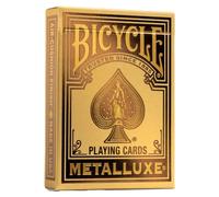 Bicycle Metalluxe Gold Playing Cards - Premium Metal Foil Finish - Poker Size