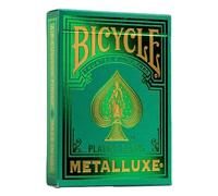 Bicycle Metalluxe Green Playing Cards - Premium Metal Foil Finish - Poker Size