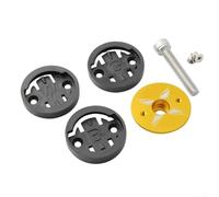 Bicycle Meter Installation Accessory Aluminium Headset Converter & Holder for Wahoo or For Garmin Models (Gold)
