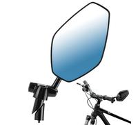 Bicycle Mirror, 360 Adjustable Anti-Glare, Wide Angle Rearview Mirror for Handlebar - for Golfers Cyclists Men Women Girls Young