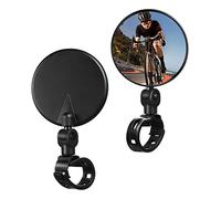 Bicycle Mirror, 360° Adjustable HD Wide Angle Convex Mirror for Electric and Mountain Bikes, Universal, 2 PCS