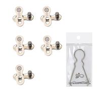 Bicycle Missing Link,5 Pairs Mountain Road Bike Chain Reusable Silver Steel Single Chain Split Quick Release Links for 9 Speed Bikes Connector Link,With Removal Tool