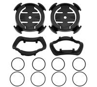 Bicycle Mount Compatible with Garmin GPS, Pack of 2 Bicycle Mount for GPS Bicycle Stopwatch Holder for Garmin Edge 130 200 500 510 520 530 800 1000, Robust Handlebar Mounts