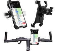 Bicycle Mount Suitable for Xiaomi 15 14T 14c 14 13 13T 13c 12 12T 11 11s 11T A3 A4 A5 Poco C75 C65 Redmi Note Pro+ Ultra Lite 4G 5G 4 Corners Mobile Phone Holder Bike Holder Handlebar Holder 360°