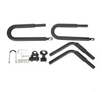 Bicycle Mounted Surfboard Rack - Lightweight Aluminum Alloy Longboard Carrier with Thick Foam Protection - 40kg Max Load