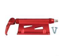 Bicycle Mounting Bracket with Quick Release Feature, Sturdy Aluminum for Secure and Convenient Bike Parking (Red)